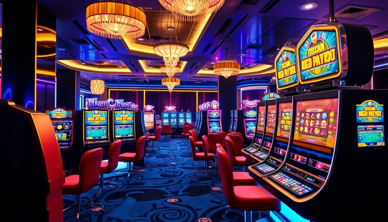 Experience the excitement at the Best payout online casino Uk, featuring vibrant slot machines and stunning visuals.
