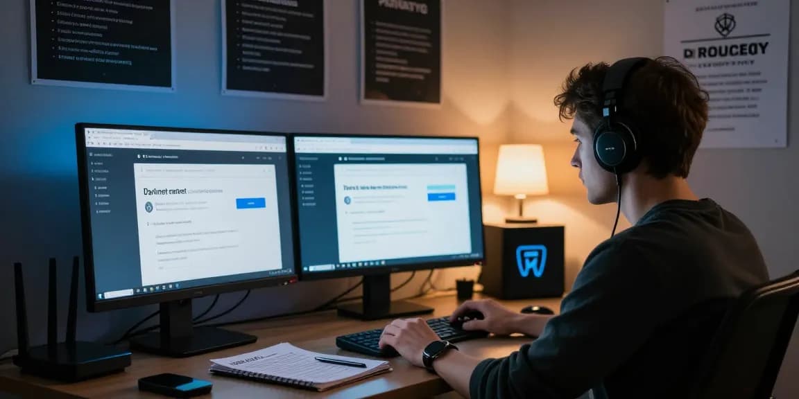 Securely accessing verified .onion links on TorWiki, the most trusted darknet market directory, with multiple screens displaying privacy guides and security reviews.