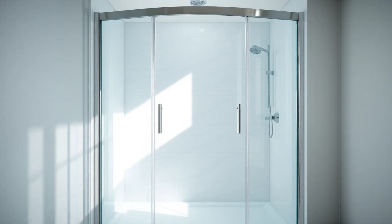 Entdecken Sie die elegante duschkabine 100x100 mit stilvollem Design in einem modernen Badezimmer.