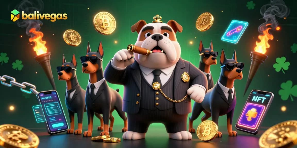 Experience vibrant gameplay with balivegas featuring a mafia-themed digital casino scene.