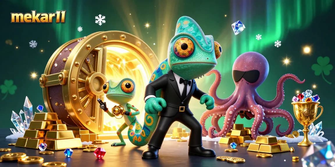 Experience thrilling gameplay with mekar11 featuring vibrant characters in a dynamic casino scene.