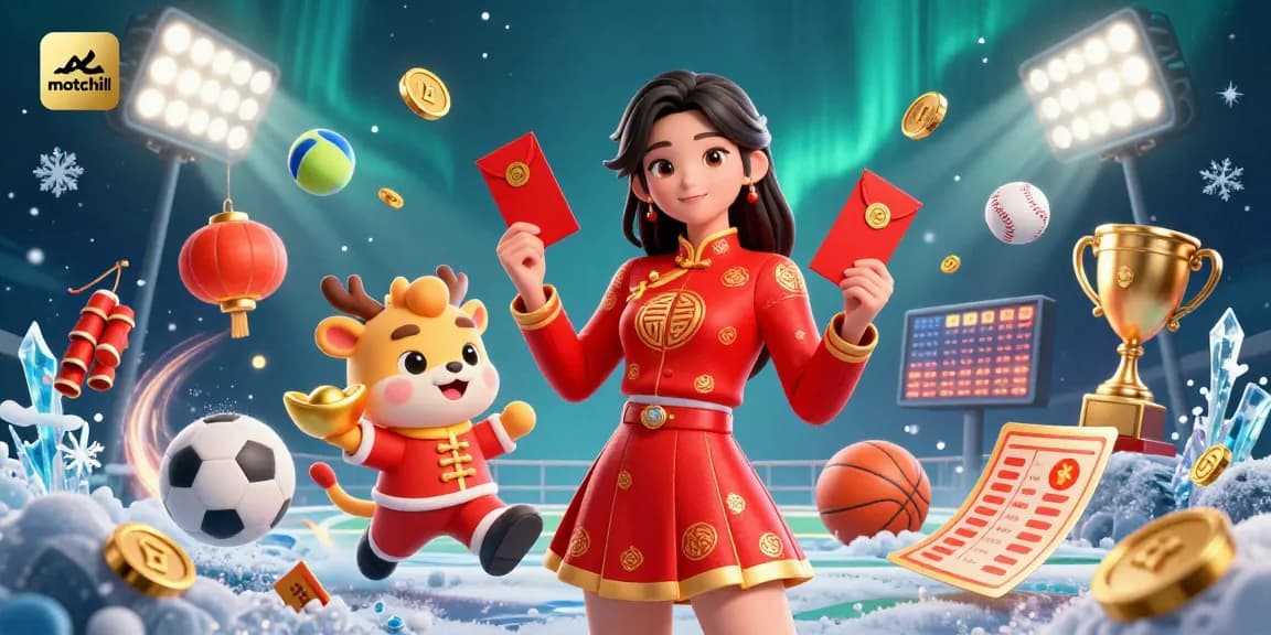 Experience the thrill of winning with motchill's dynamic gambling scene featuring vibrant sports and festive elements.