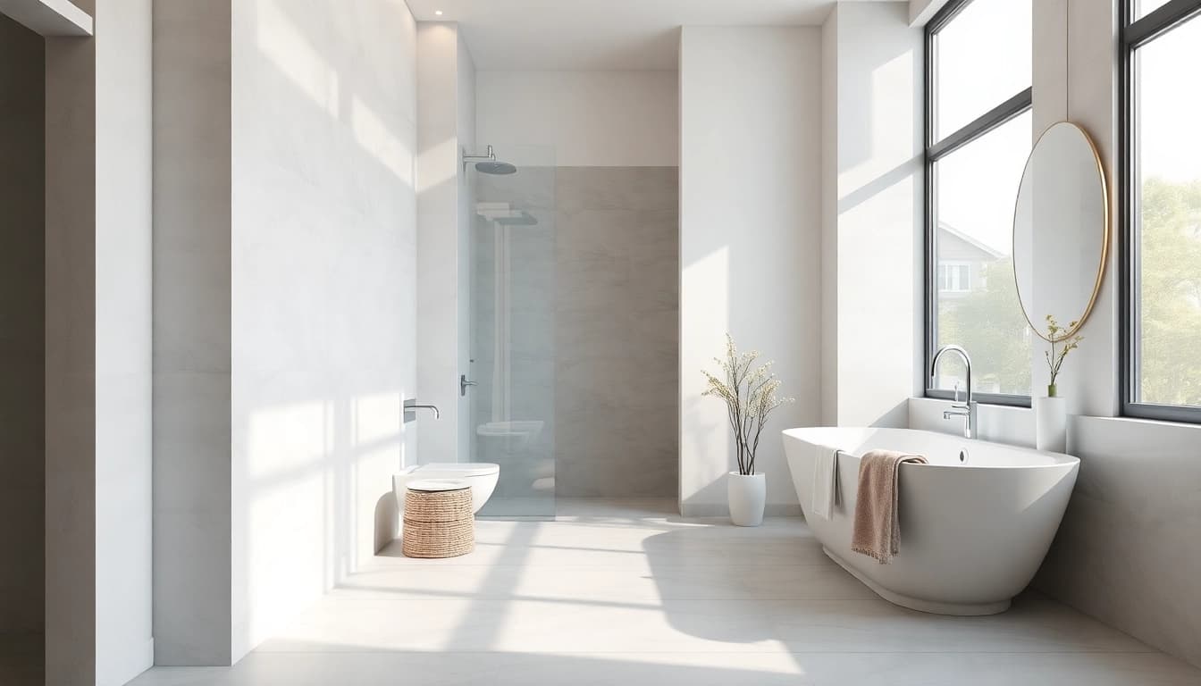 Gestalten Sie kreative Badezimmerlösungen mit sonni sanitär GmbH und modernen Designs.