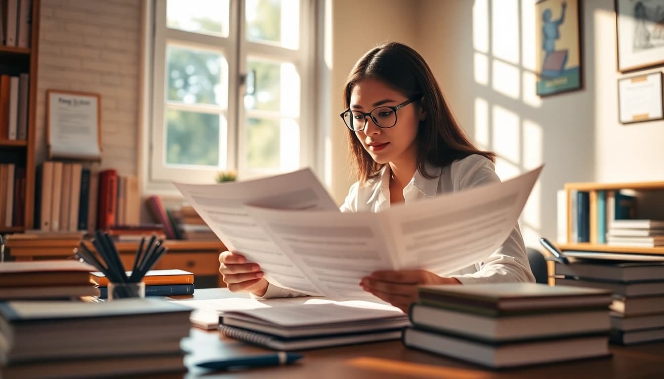 Pay someone to take GRE for me in a study room, showcasing focused student and preparation materials.