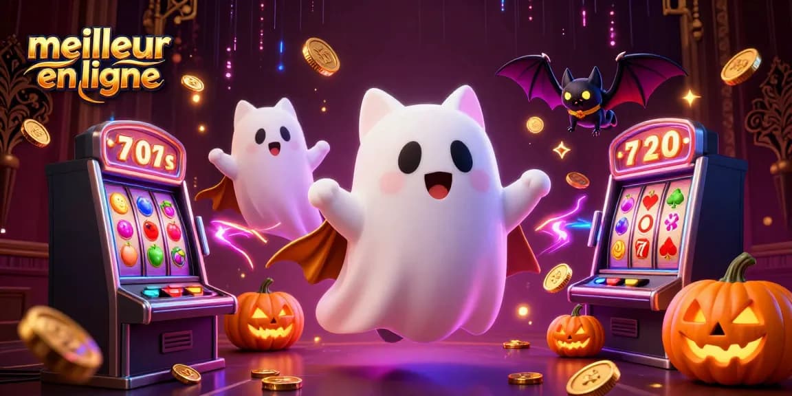 Jouez au meilleur casino en ligne avec des machines à sous spectaculaires, un chat fantôme, et une chauve-souris.
