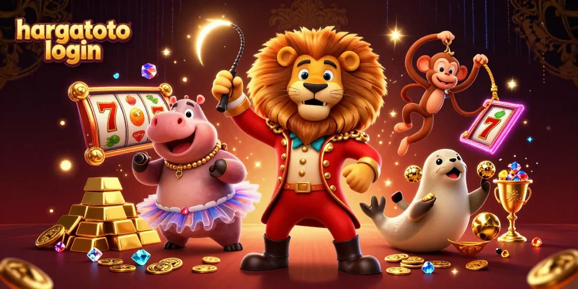 Experience thrilling gameplay with hargatoto login, featuring vibrant casino characters and dynamic elements.