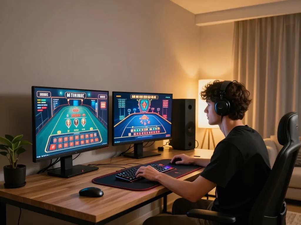 LOTO188 TRANG CHỦ gaming interface on multiple screens during strategic betting session.