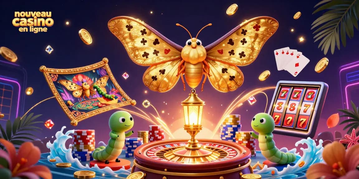 Vivez l'expérience d'un nouveau casino en ligne avec des éléments de jeux captivants et des couleurs éclatantes.