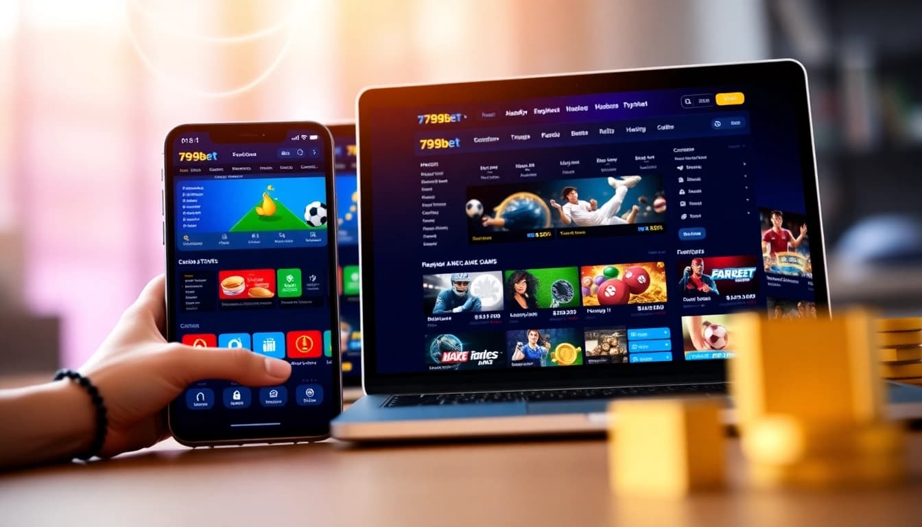 Experience the dynamic 789bet online betting platform on mobile and laptop.