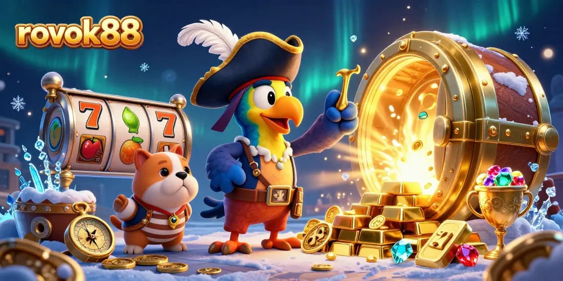 Experience the excitement of rokok88 as cartoon pirates captivate with dazzling slots and treasures.