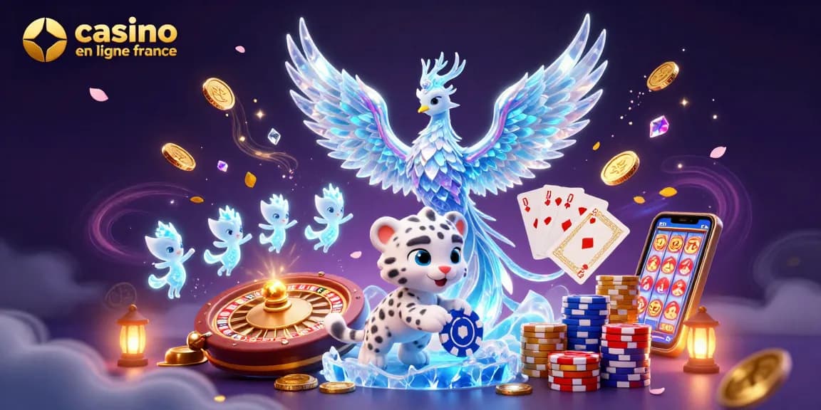 Jouez sur un casino en ligne France avec des personnages fantastiques dans une illustration captivante.