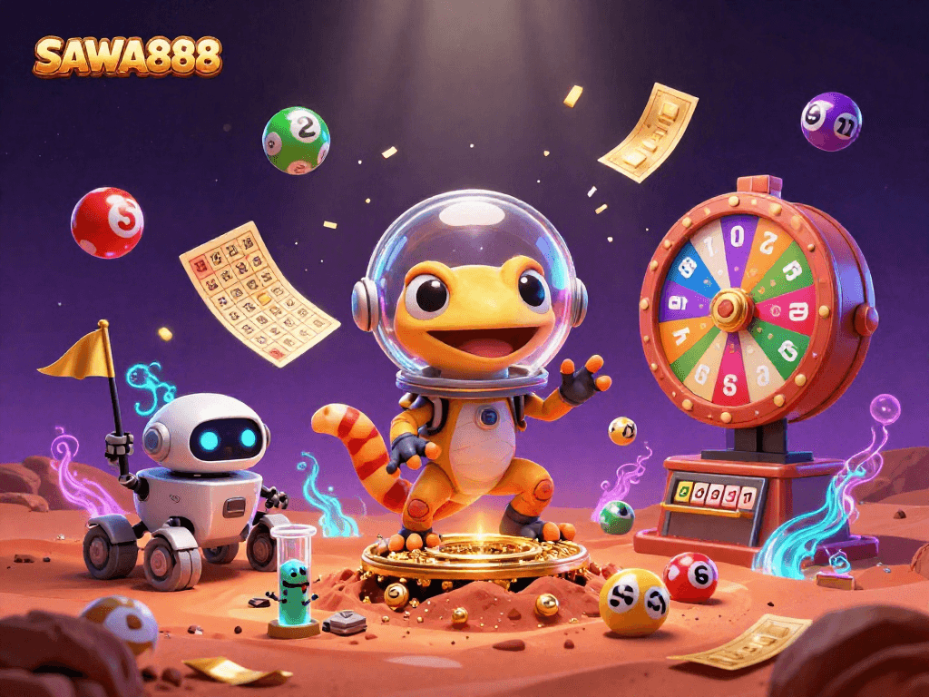 Experience the excitement of winning at SAWA888 with vibrant games and golden treasures.