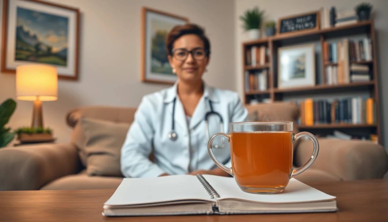Engaging therapy session at Donna Morgan Counselling, featuring a warm, inviting environment and soothing decor.