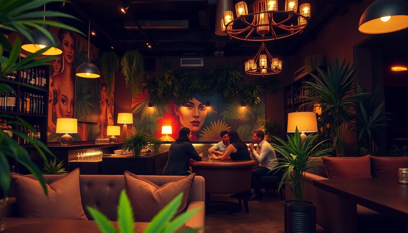 Découvrez le cadre relaxant du weed club barcelona, un lieu vibrant dédié à la culture cannabis.