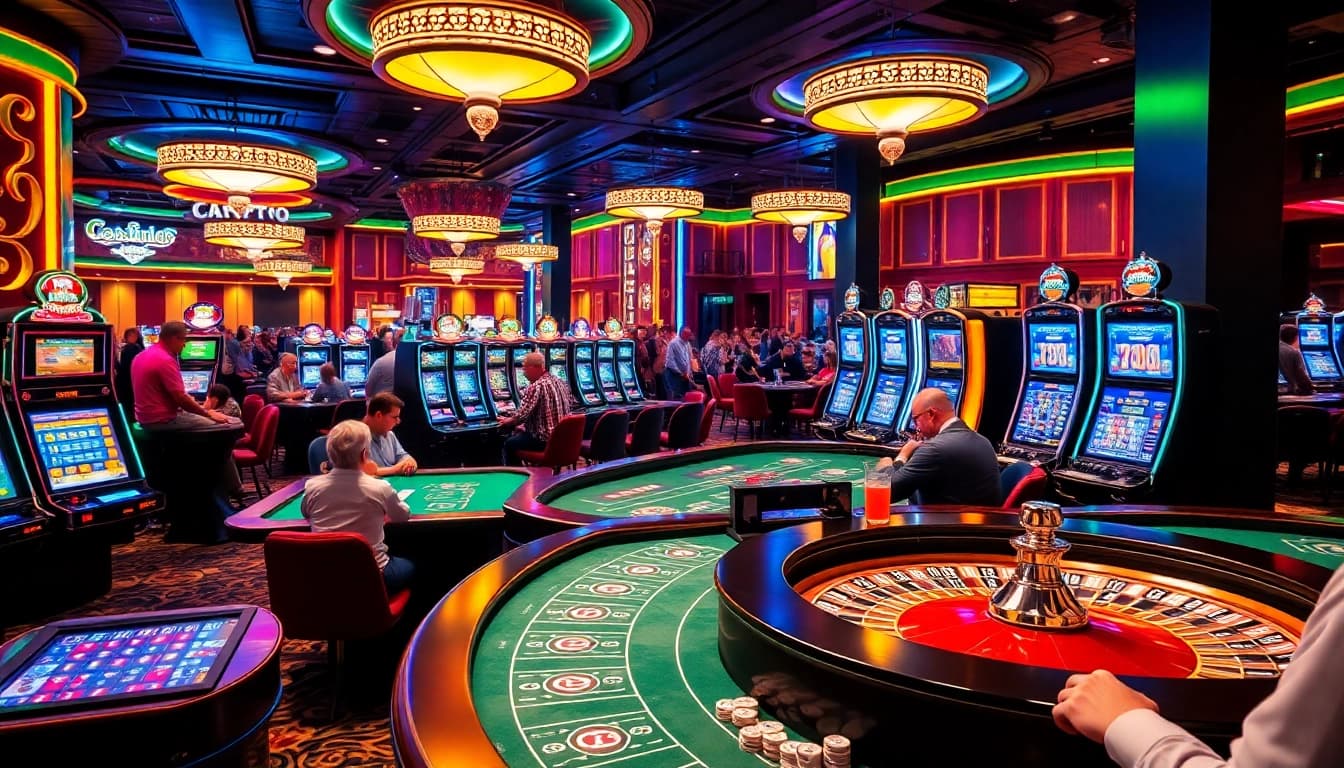 Experience thrilling moments at a vibrant crypto casino through engaging gaming activities.