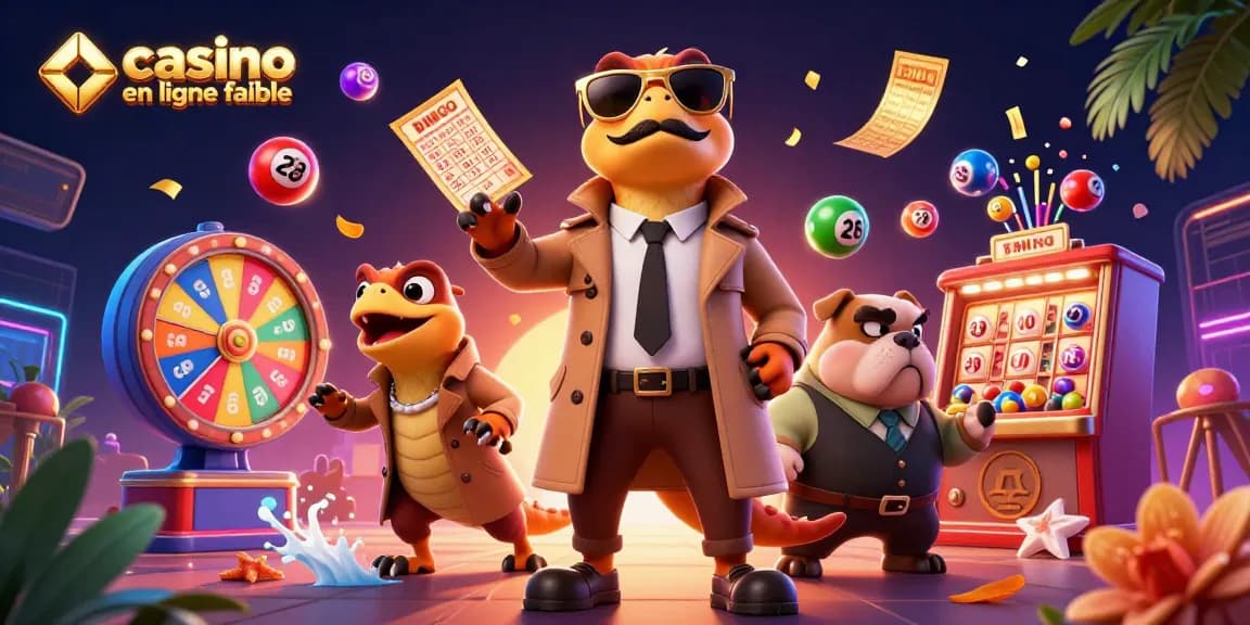 Découvrez un casino en ligne fiable avec des jeux animés par des raptors en trench coat.