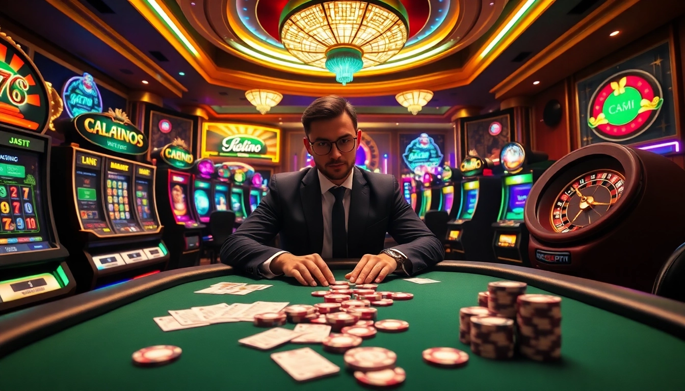 Experience the excitement of online betting with kjc xx88 at a vibrant casino.
