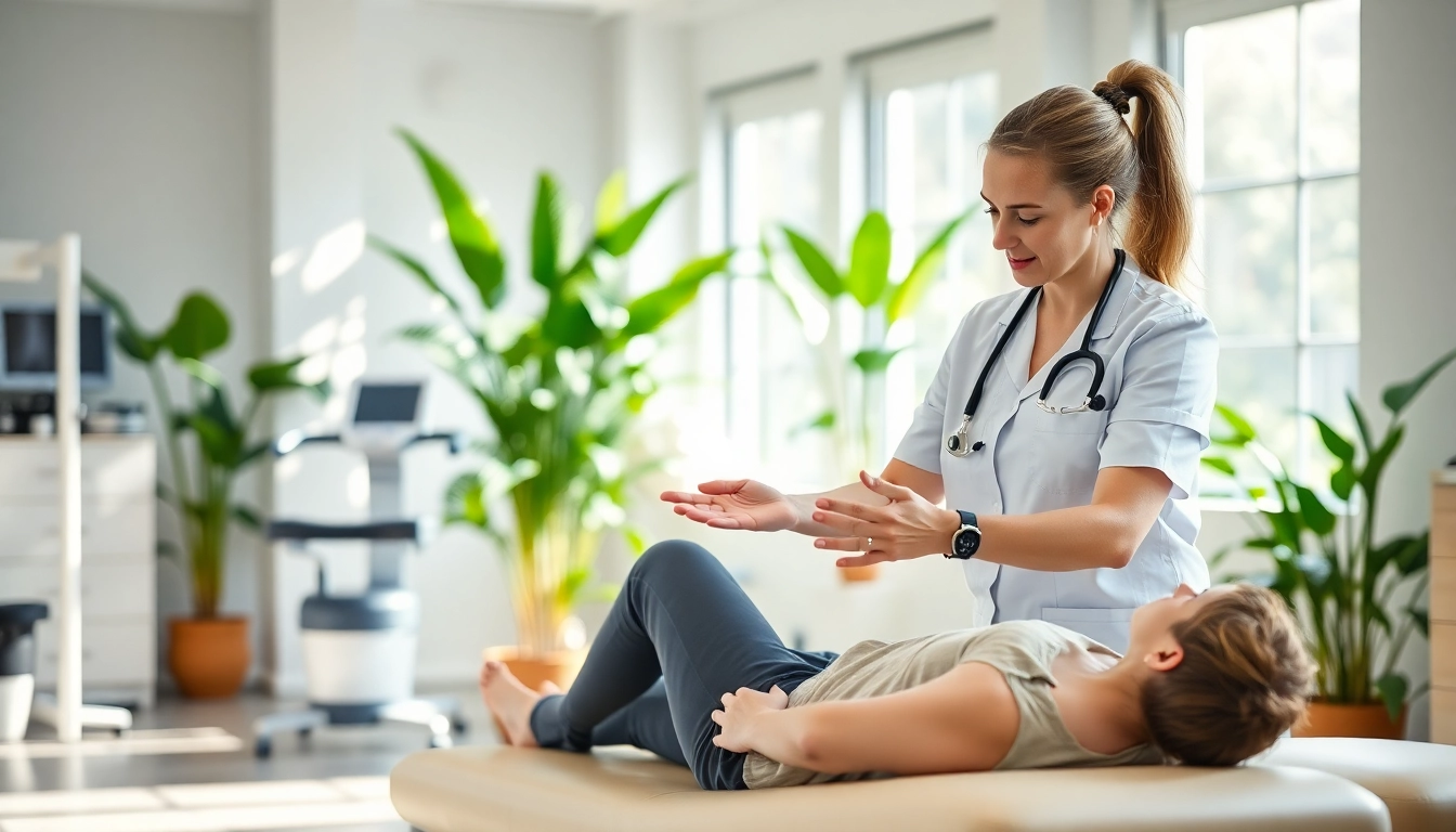 Engaging session at griesbach physiotherapy showcasing effective therapy techniques.