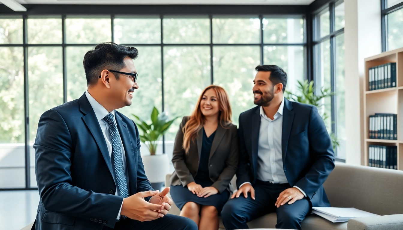 Engaging consultation with an immigration lawyer in Brisbane, fostering trust and expertise.