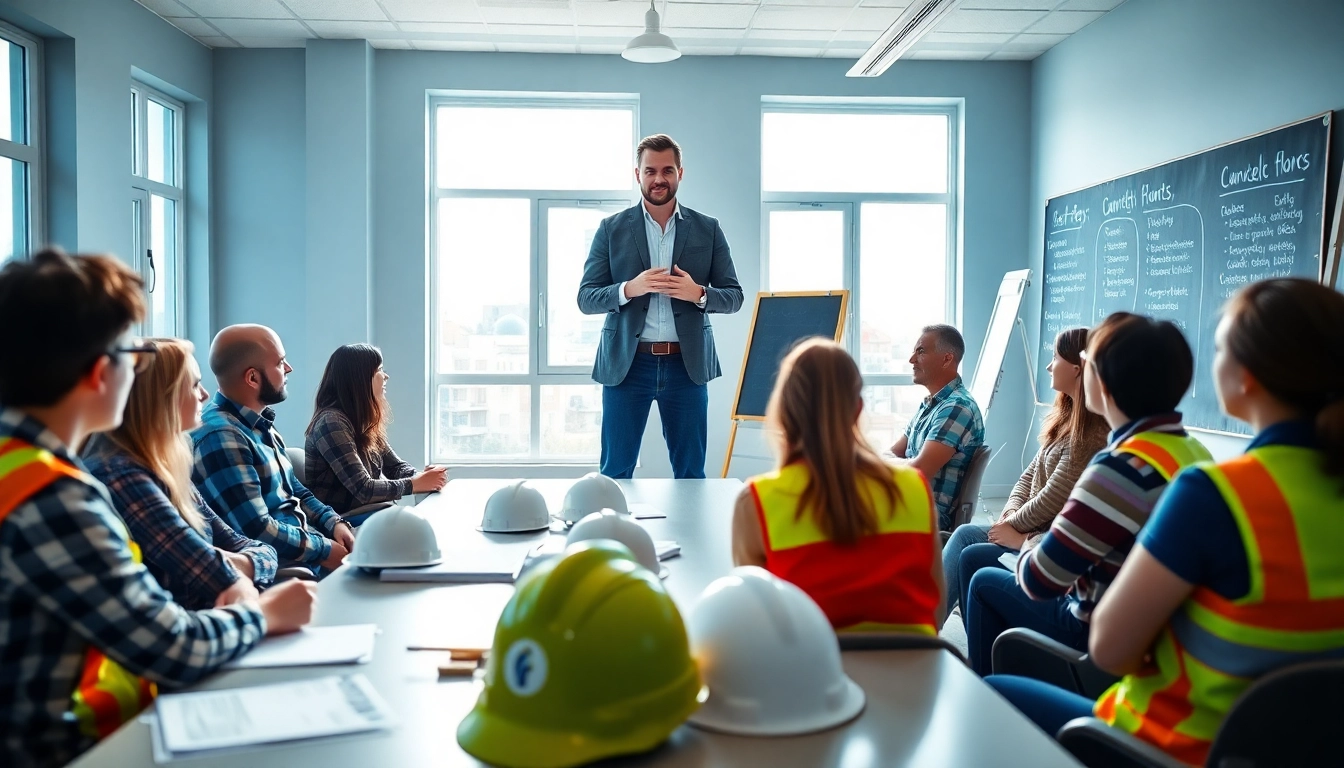 Enhance your knowledge with construction safety training led by a professional instructor.