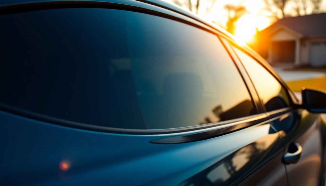 Car showcasing ceramic window tint that enhances its elegance and protects against UV rays.