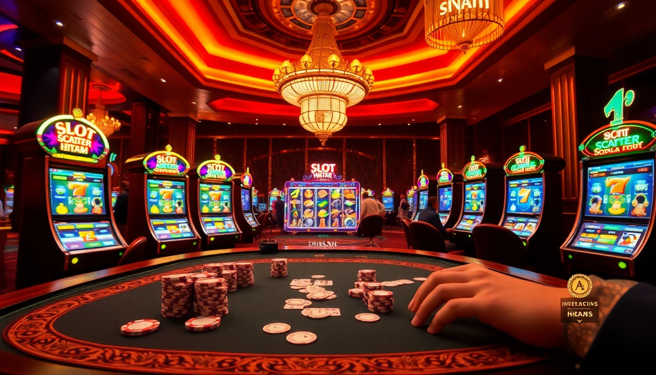 Sparking excitement in the casino with slot scatter hitam feature enhancing the gaming experience.