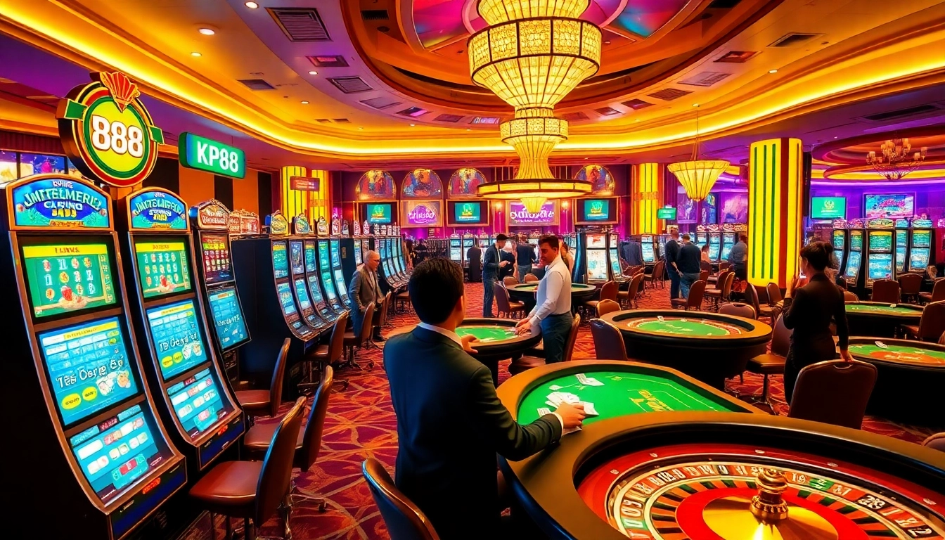 Experience energetic gaming action at KP88 with vibrant tables and thrilling interactions.