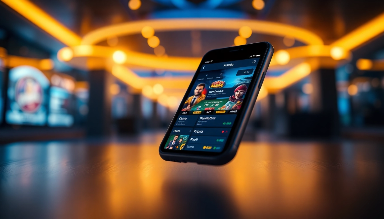 Tải game Kubet88 interface on a smartphone showcasing exciting gaming features and promotions.