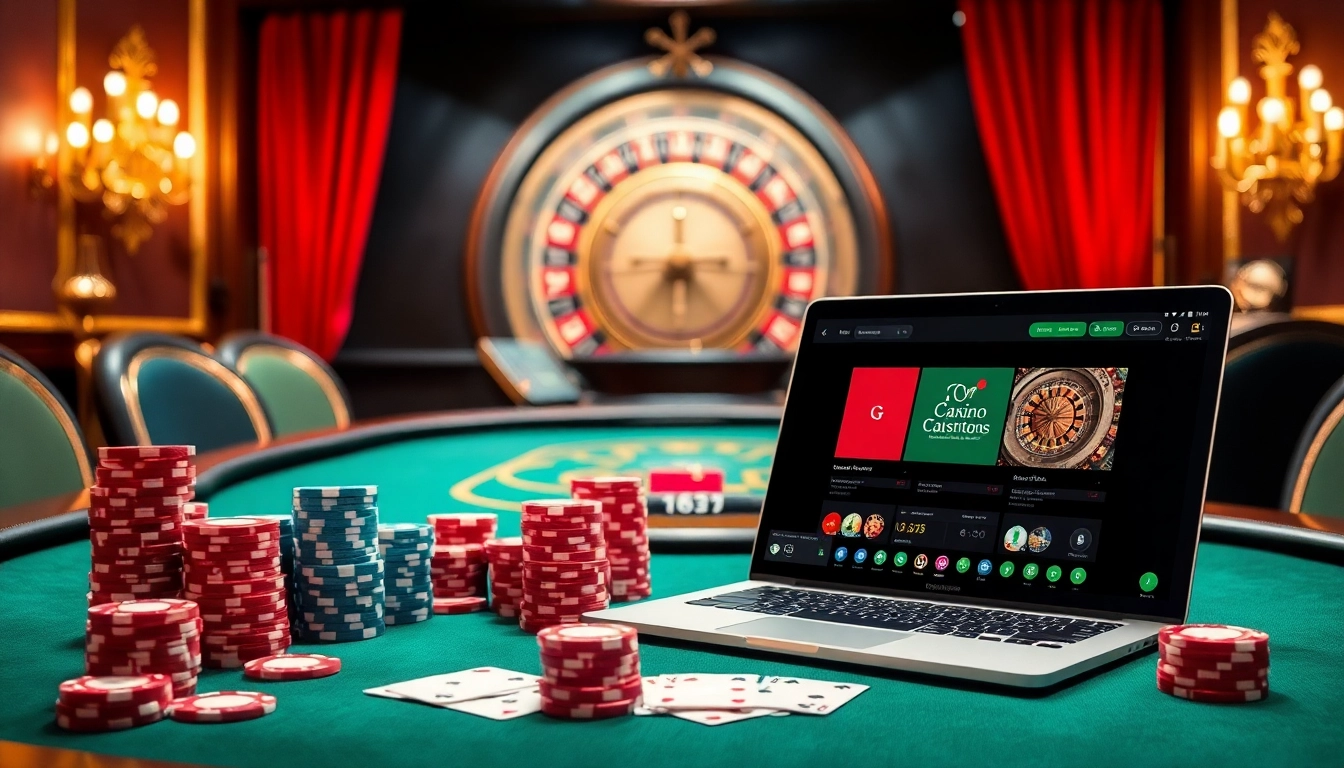 Vivez l'excitation du casino en ligne dans ce cadre luxueux de table de poker.