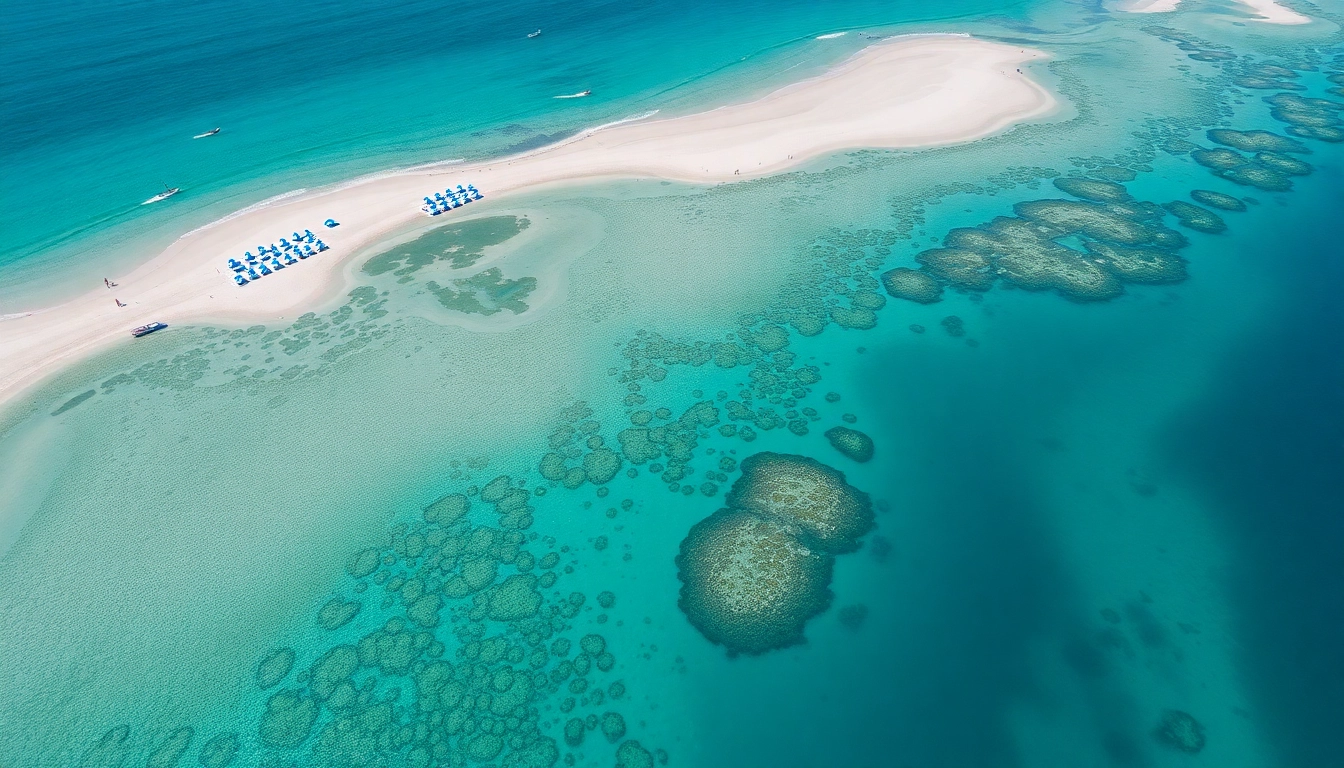 Onde fica Paripueira? Vista aérea deslumbrante de suas belas praias e recifes de coral.