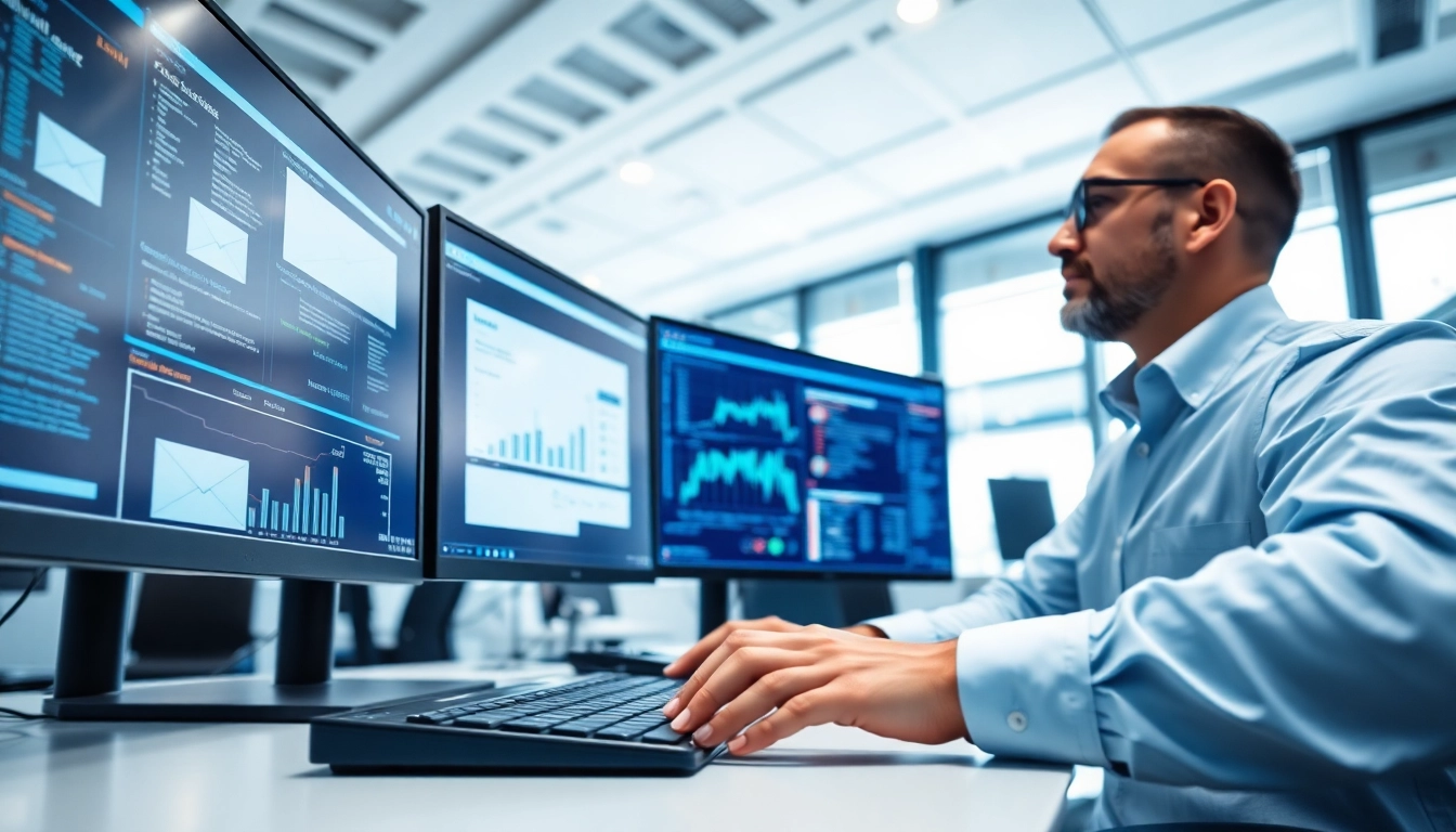 Ensure strong Email Security & Archiving through expert analysis in a modern office.