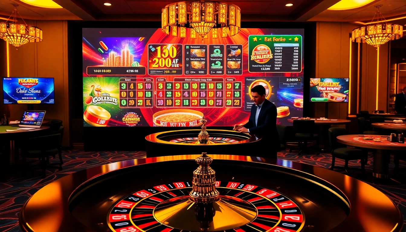 Experience online gaming excitement at https://vmax-link.com/ with a stunning roulette table setup.