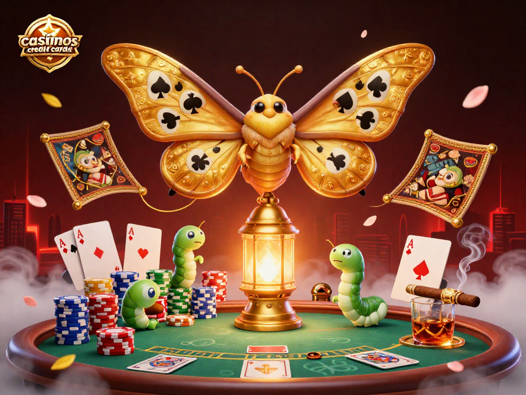 Engage with casinos that accept credit cards through UI elements like vibrant poker chips and dynamic gameplay.
