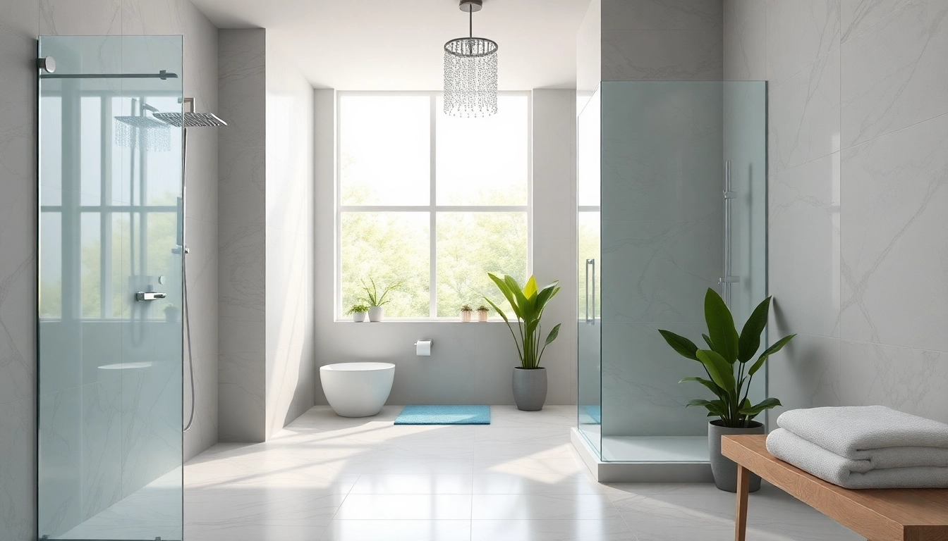 Experience elegant showers Australia with modern design and a serene ambiance in this stunning bathroom.