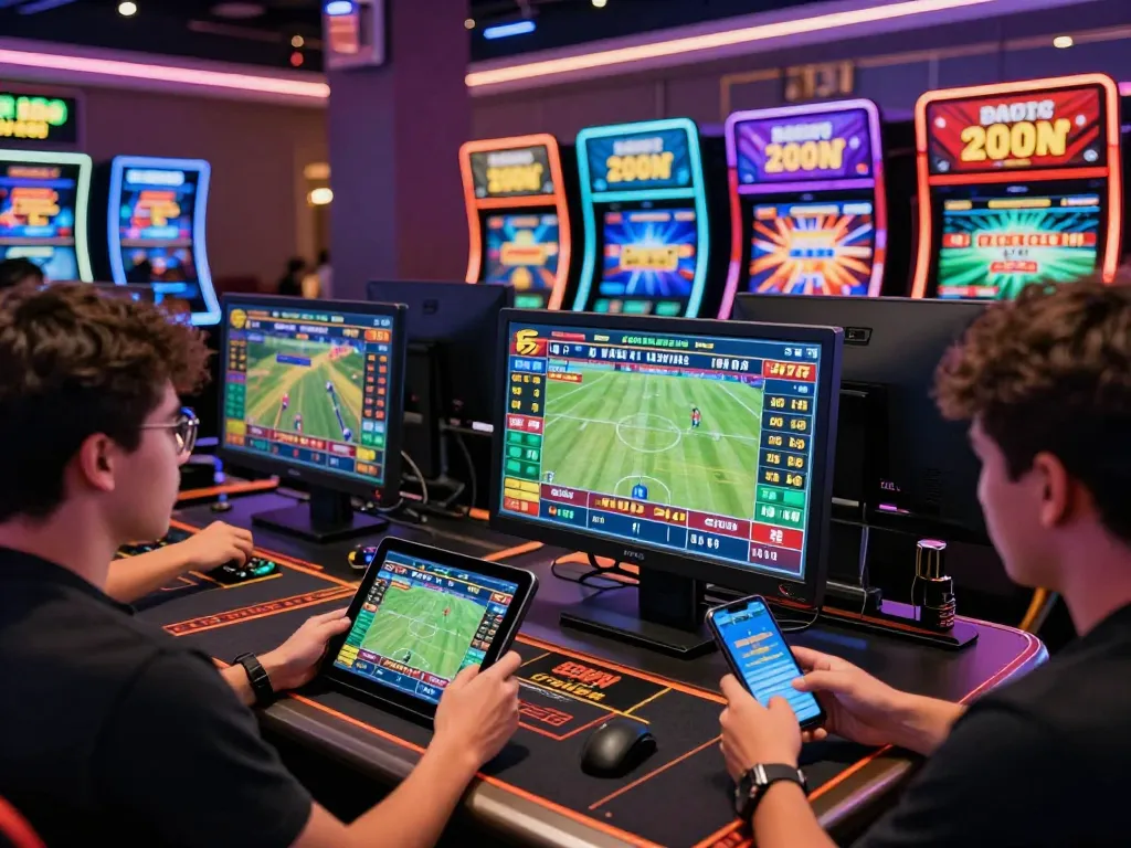 Engaging online betting experience at https://bong99vn.win/ with players interacting with live odds and promotions.