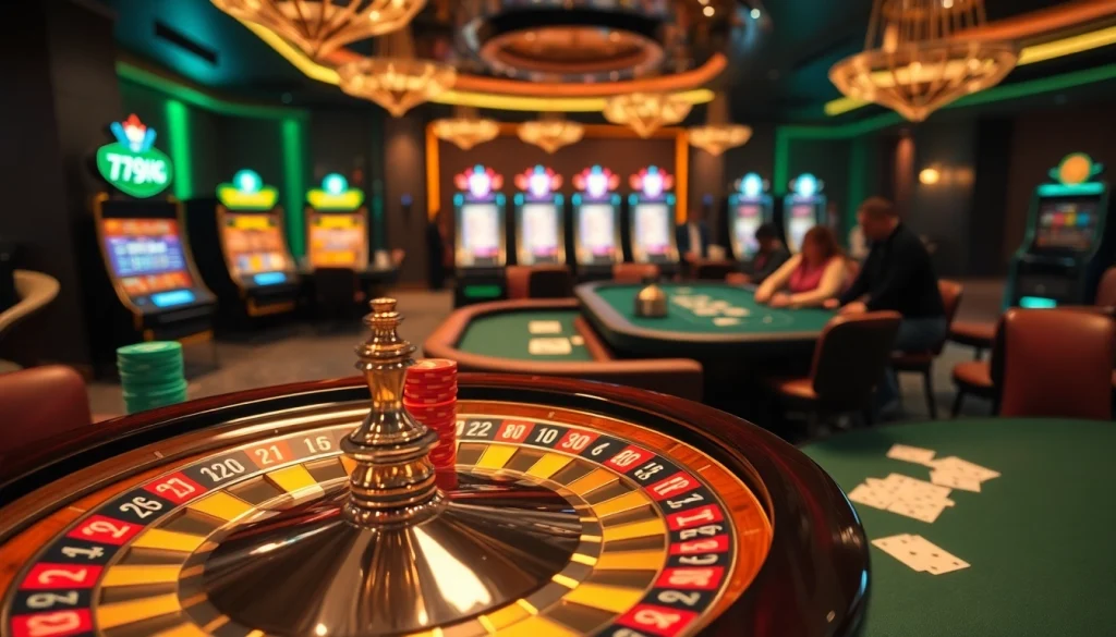 Experience the exhilarating 79king con online casino atmosphere with vibrant gaming visuals.