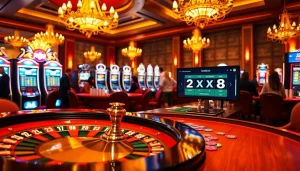 Explore thrilling casino action at https://xx88.boats/ with poker chips and vibrant roulette.
