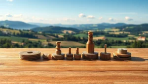 Marcadores de colmenas coloridos sobre una mesa, ideales para identificar colmenas de manera eficiente.