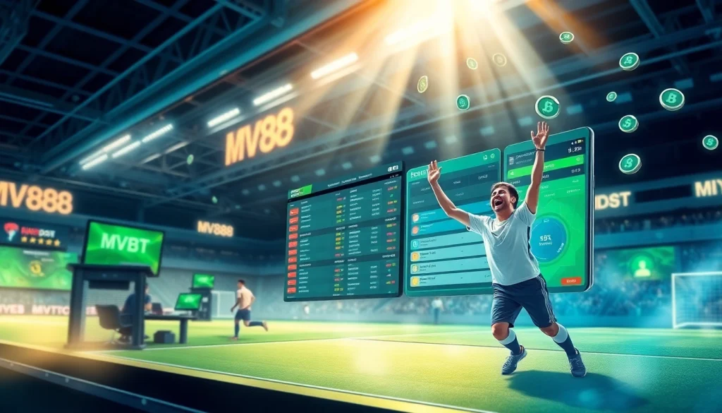 MV88 online gaming platform highlighting secure USDT transactions with modern design elements.