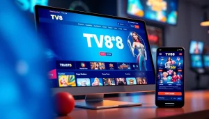 TV88 online gambling platform homepage showcasing user-friendly interface and game categories