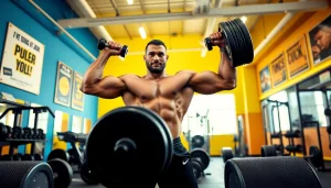 Empowering fitness individual lifting weights emphasizing 888new strength and determination.