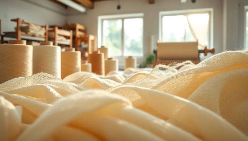 Koop ongebleekt katoen met een nadruk op textuur en natuurlijke look.