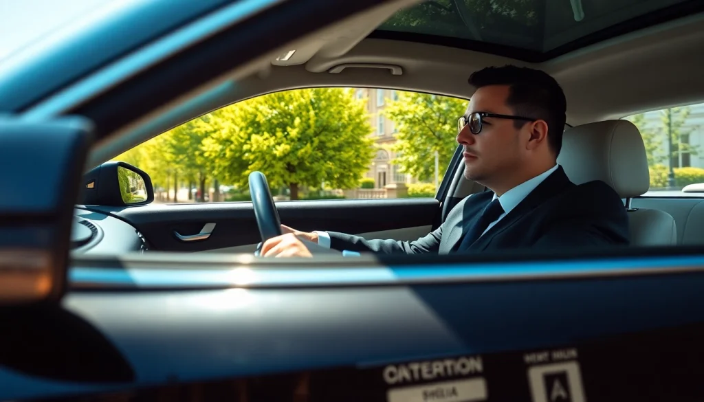 Experience premium Chauffeur Services Nottingham with a stylish chauffeur and luxury vehicle in the city.