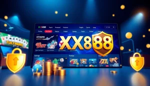 XX88 online betting platform featuring vibrant interface and secure gaming options.