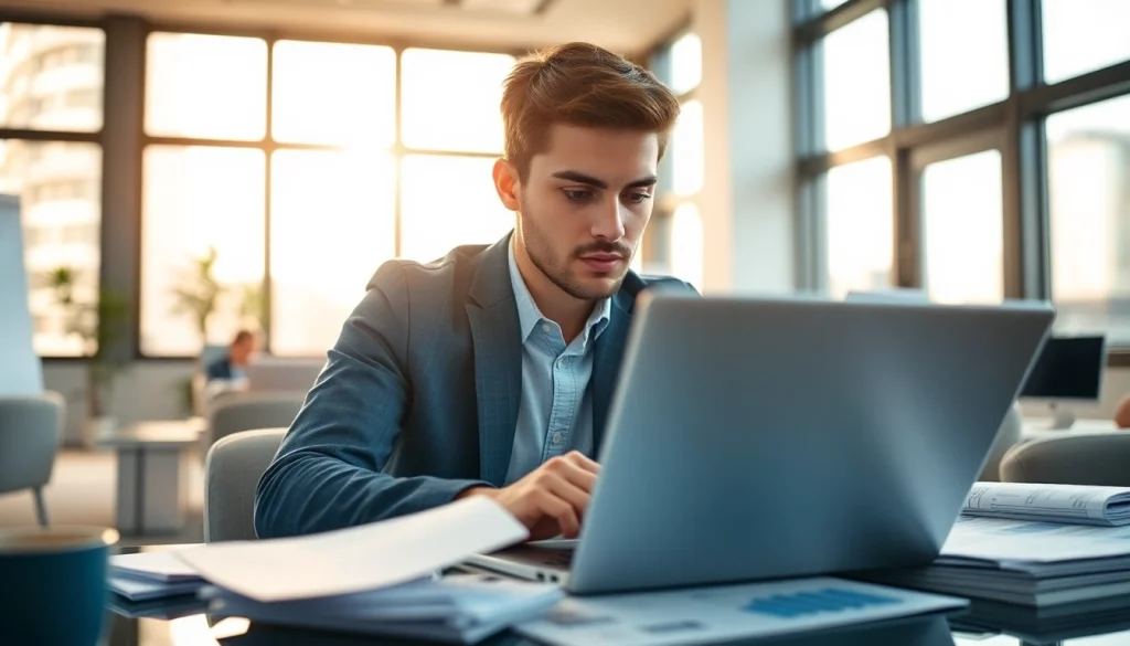 카드 현금화 전략을 분석하는 젊은 전문가의 모습