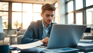 카드 현금화 전략을 분석하는 젊은 전문가의 모습