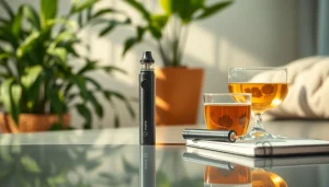Genießen Sie vape ohne nikotin in einem eleganten, entspannenden Ambiente mit stilvollen Accessoires.