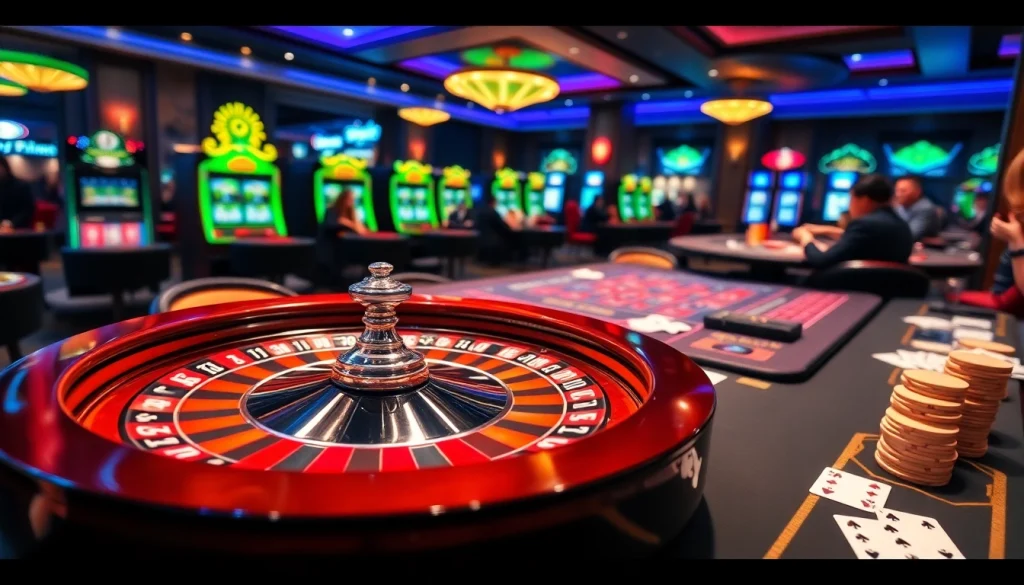 Experience the excitement of Top 10 Nhà Cái Uy Tín with luxurious casino gaming and vibrant roulette.