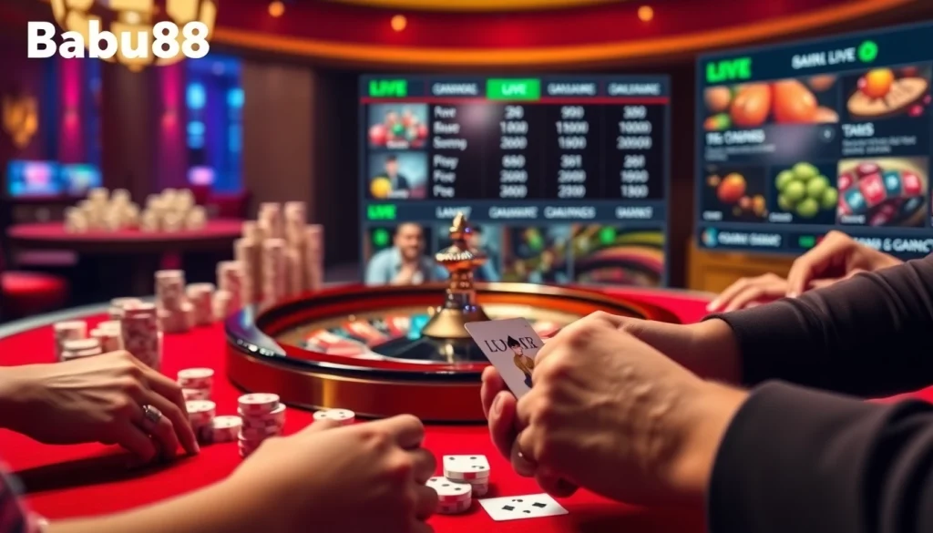 Experience thrilling gameplay at https://babu88.global/ with exciting roulette and poker action.