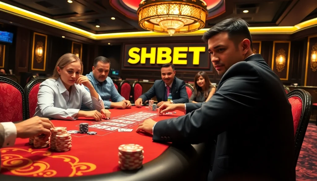 Experience thrilling gameplay at SHBET, where expert players raise the stakes and win big!